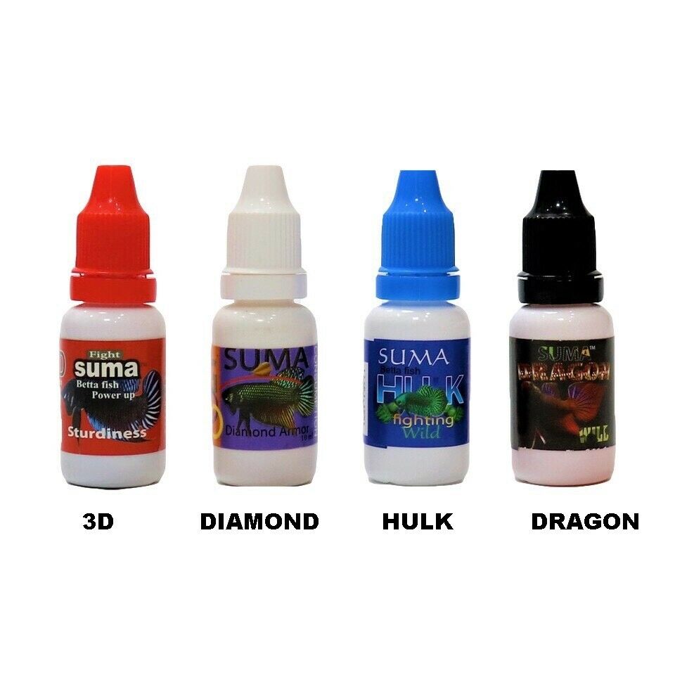 Suma Betta 4 Bottles Hulk Dragon Diamond 3d
