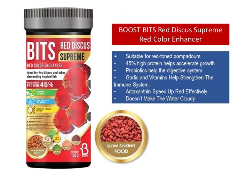 BOOST BITS Red Discus Supreme Red Color Enhancer (Red Bottle)